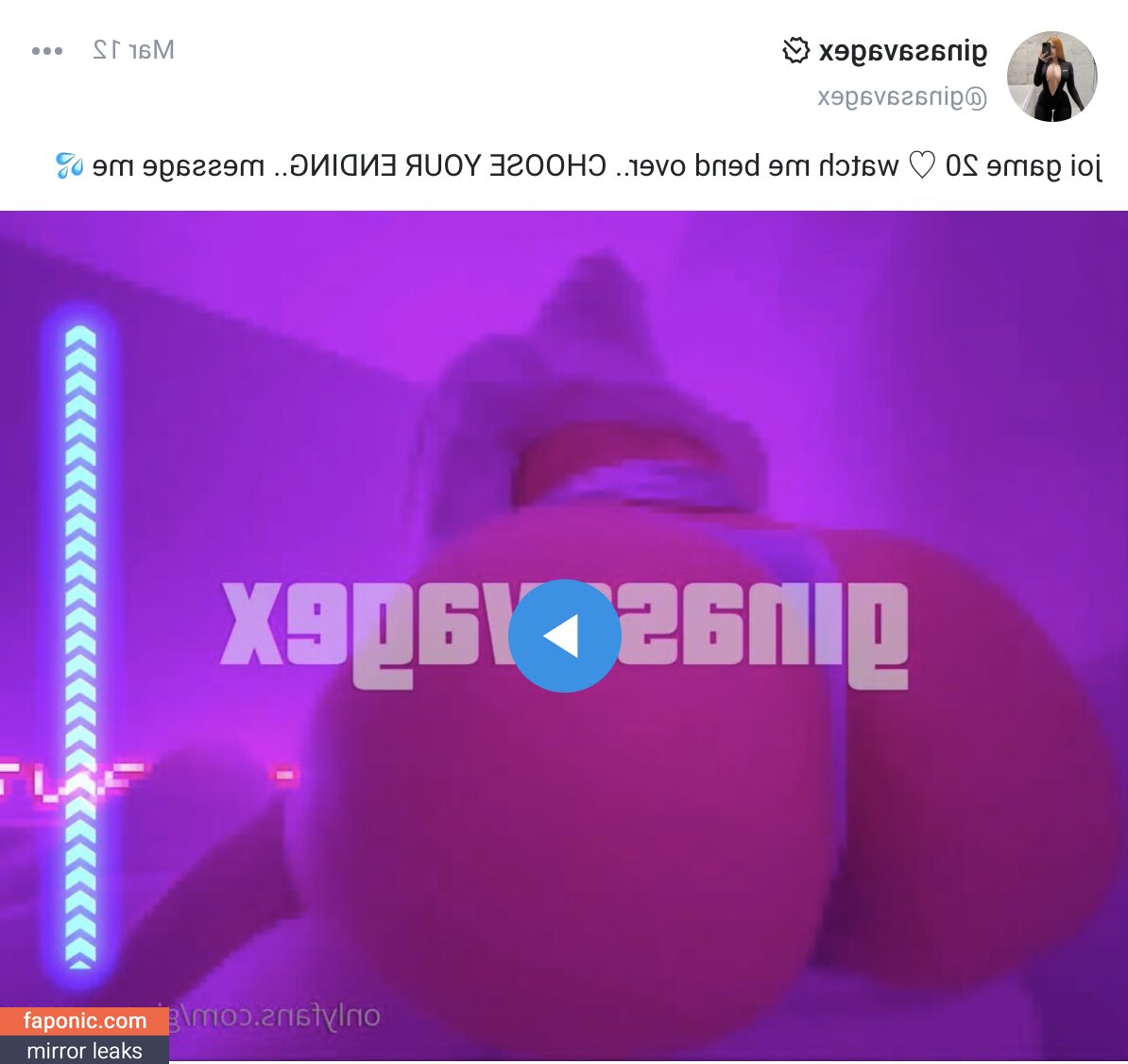 Gina Savage, Ginasavagex, https: Nagie wycieki OnlyFans Zdjęcie #6