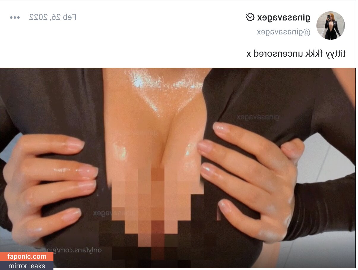Gina Savage, Ginasavagex, https: Nagie wycieki OnlyFans Zdjęcie #26